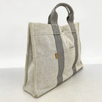 Hermes Tote New Fourre Tout MM Canvas Gray Silver — view 2