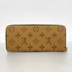 Louis Vuitton Wallet Monogram Reverse Portefeuille Clemence Brown — view 8