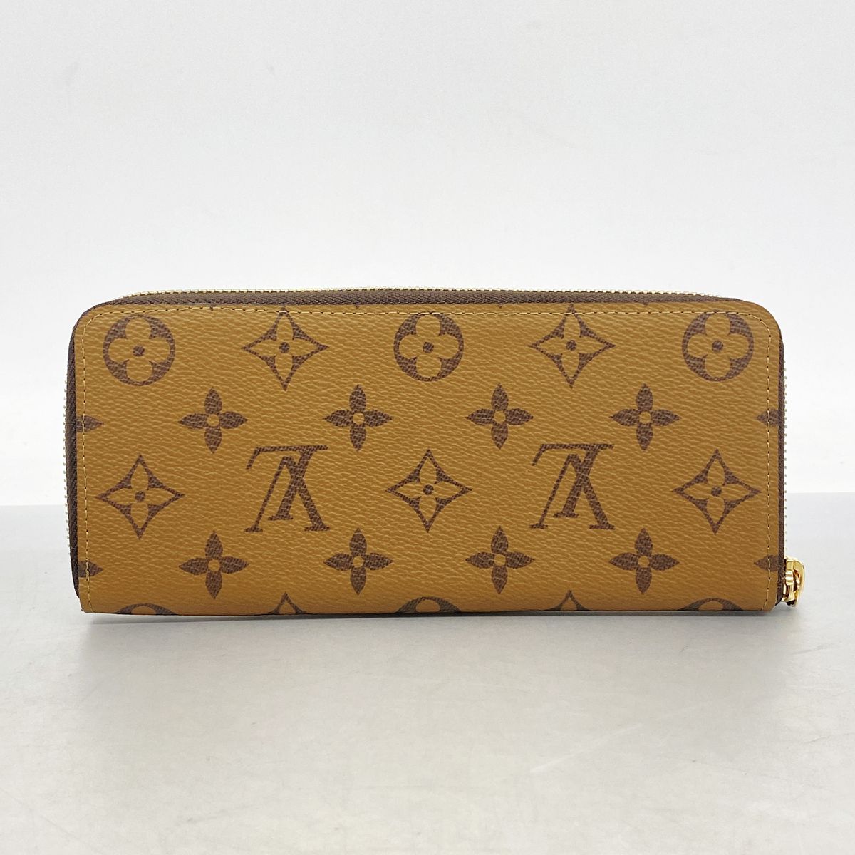 Louis Vuitton Wallet Monogram Reverse Portefeuille Clemence Brown — view 8