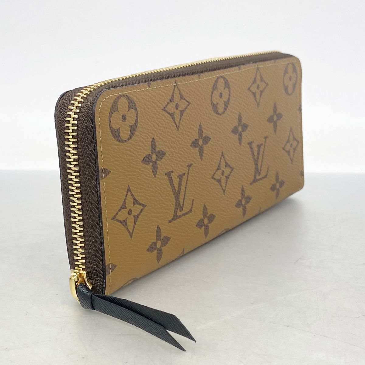 Louis Vuitton Wallet Monogram Reverse Portefeuille Clemence Brown — view 2