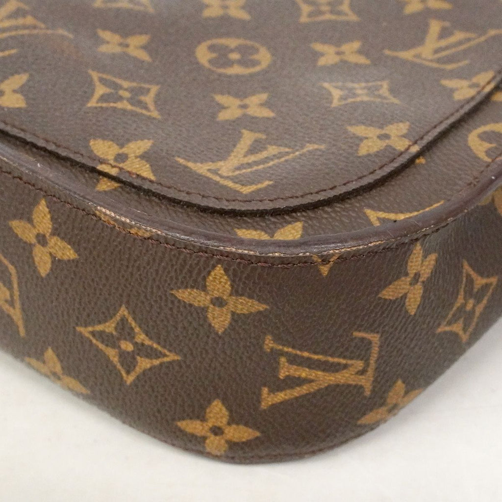 Louis Vuitton Shoulder Bag Monogram Saint-cloud GM Brown — view 6