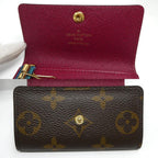Louis Vuitton Multicles 6 Fuchsia Monogram Key Case Key Holder Coin Purse — view 6