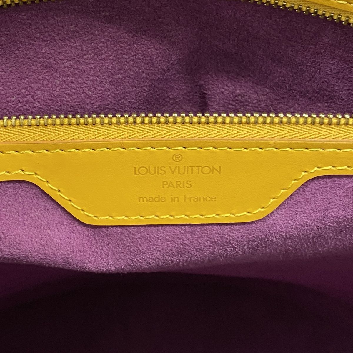 Louis Vuitton Shoulder Bag Epi Saint Jacques Shopping Jaune — view 5