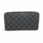 Louis Vuitton Wallet Damier Graphite Zippy Organizer Black Gray