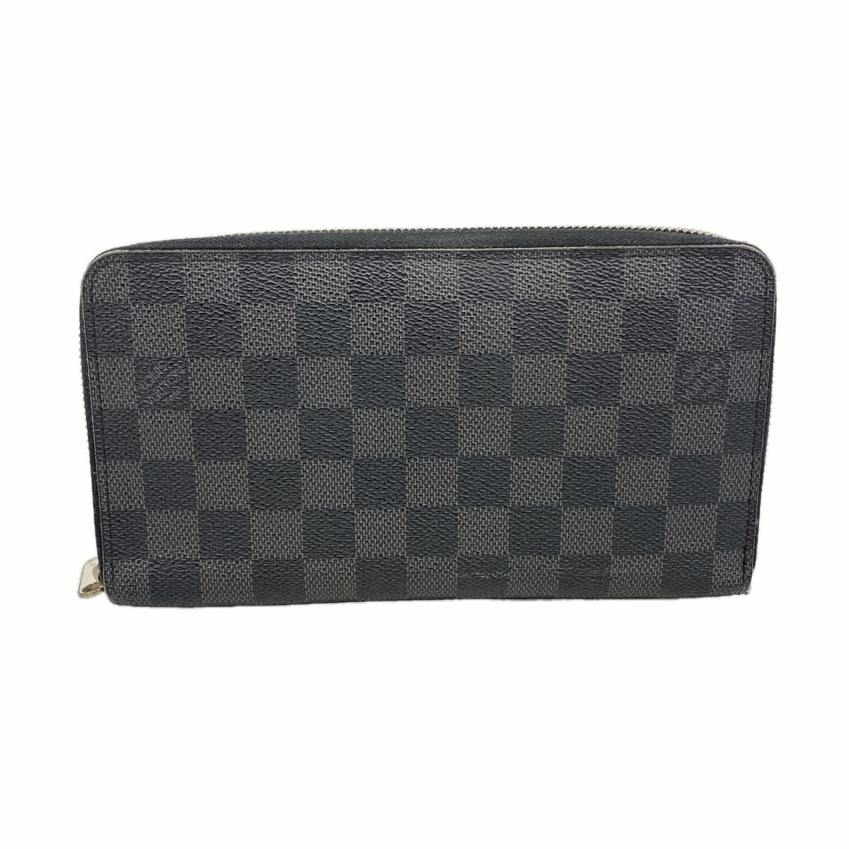 Louis Vuitton Wallet Damier Graphite Zippy Organizer Black Gray