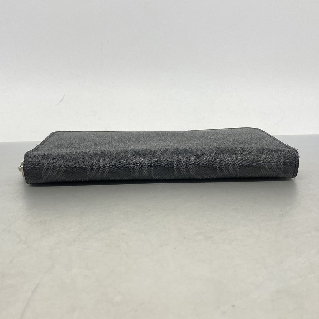 Louis Vuitton Wallet Damier Graphite Zippy Organizer Black Gray — view 2