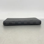 Louis Vuitton Wallet Damier Graphite Zippy Organizer Black Gray — view 2