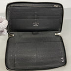 Louis Vuitton Wallet Damier Graphite Zippy Organizer Black Gray — view 3
