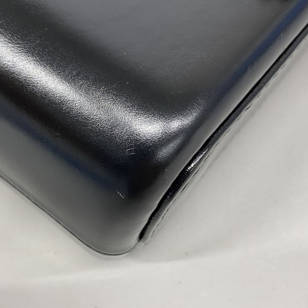 Chanel Shoulder Bag Gabrielle Leather Black Gold Silver — view 6