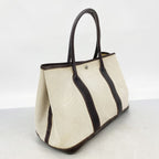 Hermes Tote Garden Party PM Toile H Brown Silver — view 2