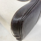 Hermes Tote Garden Party PM Toile H Brown Silver — view 7