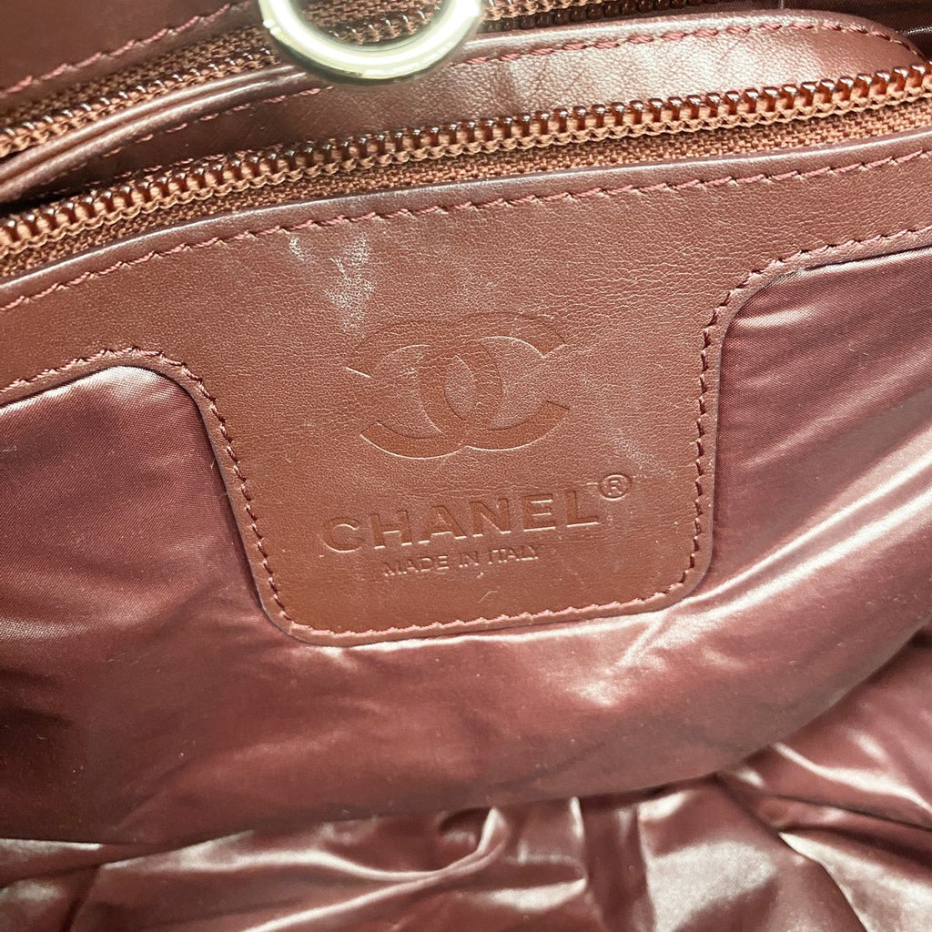 Chanel Tote Coco Cocoon Nylon Black Silver — view 5