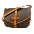 Louis Vuitton Shoulder Bag Monogram Saumur 30 Brown