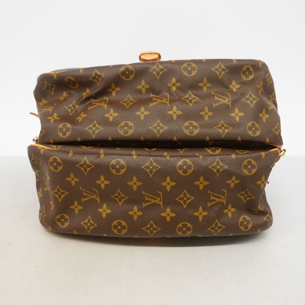 Louis Vuitton Shoulder Bag Monogram Saumur 35 Brown — view 3