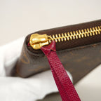 Louis Vuitton Wallet Monogram Portefeuille Clemence Fuchsia — view 8
