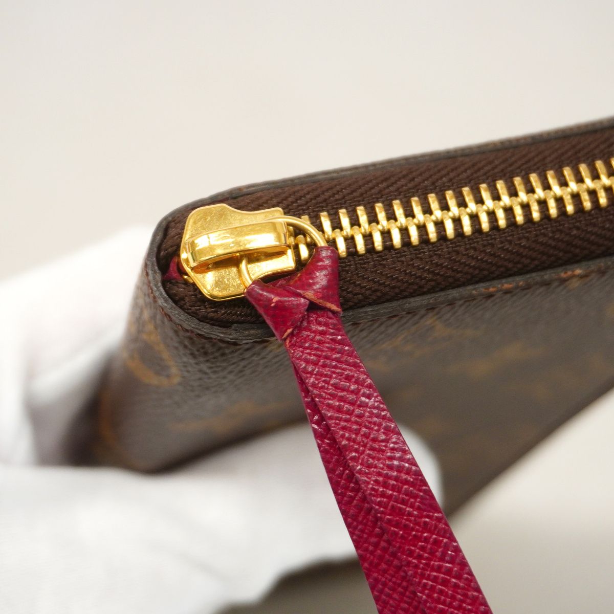 Louis Vuitton Wallet Monogram Portefeuille Clemence Fuchsia — view 8