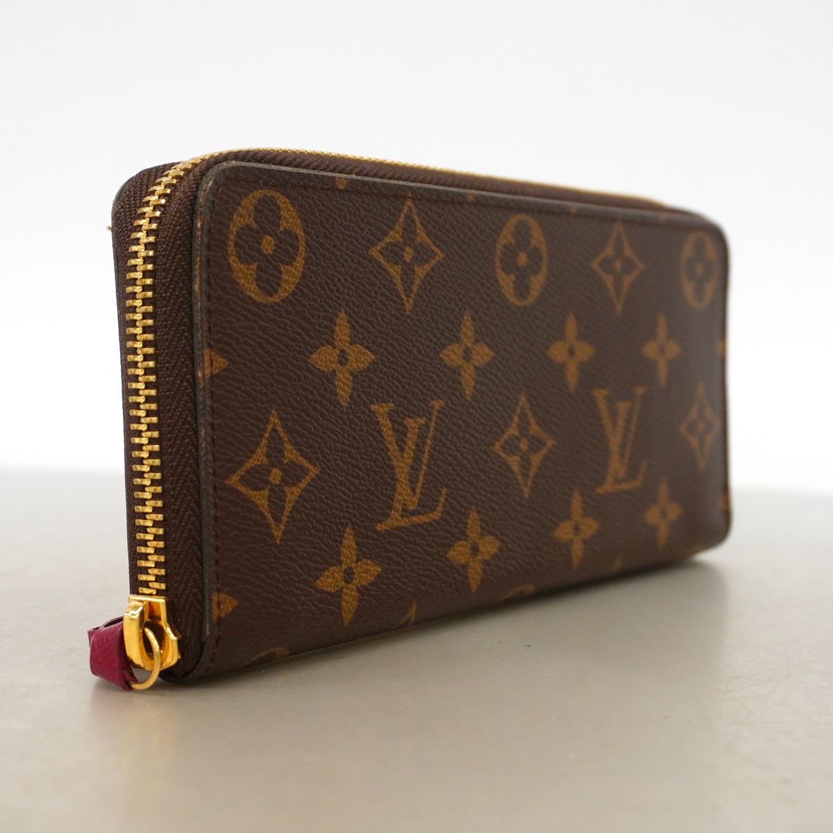 Louis Vuitton Wallet Monogram Portefeuille Clemence Fuchsia — view 2