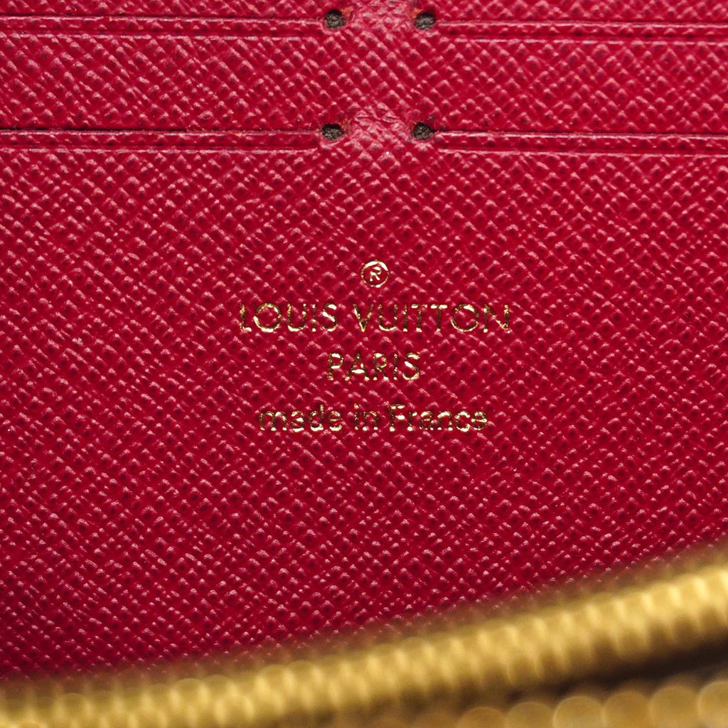 Louis Vuitton Wallet Monogram Portefeuille Clemence Fuchsia — view 5