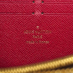 Louis Vuitton Wallet Monogram Portefeuille Clemence Fuchsia — view 5