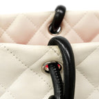 Chanel Tote Cambon Lambskin White Silver — view 8