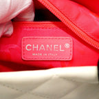 Chanel Tote Cambon Lambskin White Silver — view 5