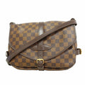 Louis Vuitton Shoulder Bag Damier Saumur 30 Ebene