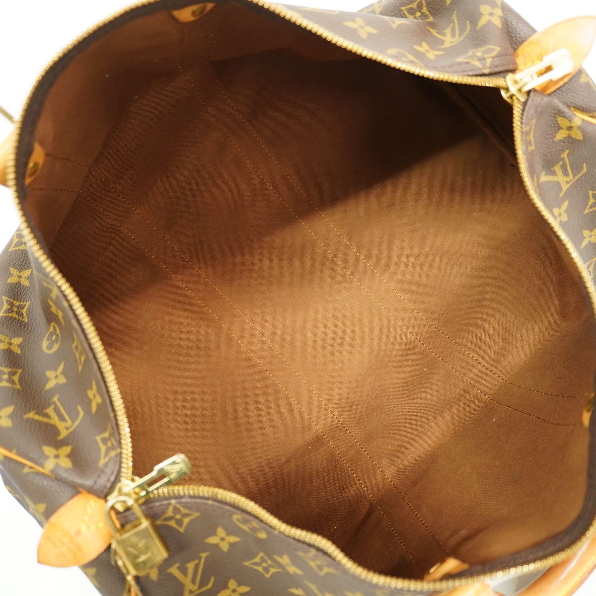 Louis Vuitton Boston Bag Monogram Keepall 45 Brown — view 4
