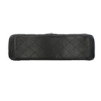 Chanel Shoulder Bag Maxi Quilted Lambskin Black Silver — view 3