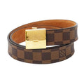 Louis Vuitton Belt Damier Canvas Ceinture Carre Brown 90/36