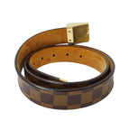 Louis Vuitton Belt Damier Canvas Ceinture Carre Brown 90/36 — view 2
