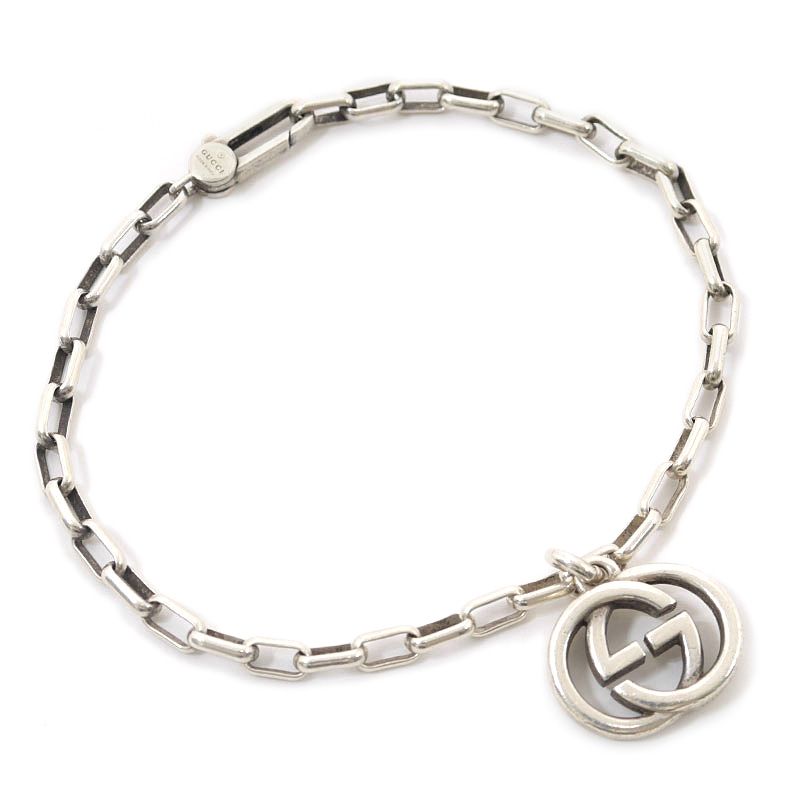 Gucci Interlocking G Chain Bracelet Silver
