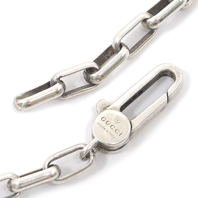 Gucci Interlocking G Chain Bracelet Silver — view 5