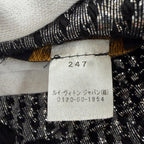 Louis Vuitton Logomania Scarf Shine Wool Silk Black — view 7