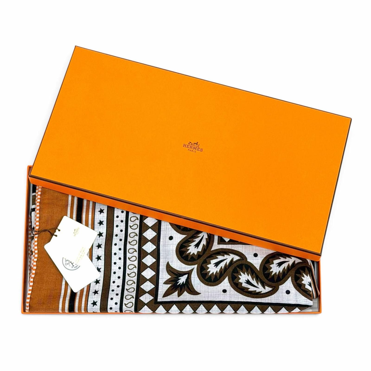 Hermes les Roues de Phaeton Four Wheeled Carriage Wheel Cashmere Silk Scarf — view 2