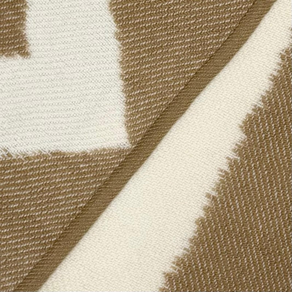 Hermes Ikat Electro Cashmere 100% Fringe Shawl Scarf Brown Ivory Orange — view 4
