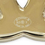 Chanel CC Logo Stitch Brooch Silver Gold Recommended — view 6