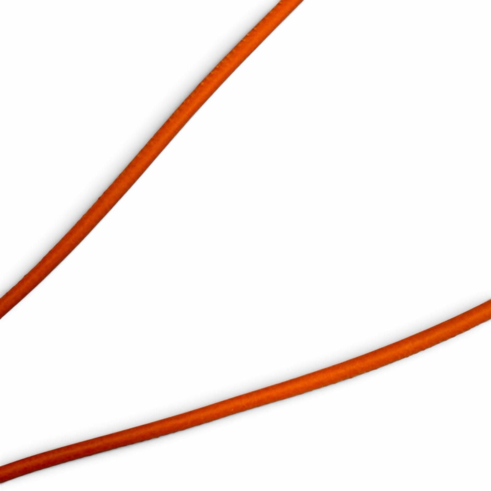 Hermes Kelly H Vibrasion Curiosity Pendant Orange Necklace — view 6