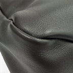Prada Emme Large Soft Gray Leather Shoulder Bag Triangle Logo — view 8