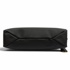 Prada Emme Large Soft Gray Leather Shoulder Bag Triangle Logo — view 6