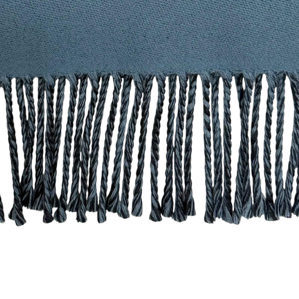 Louis Vuitton Scarf Graphic Dual Wool Cashmere Fringe Navy — view 5