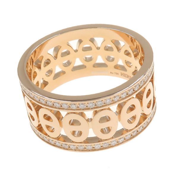 Hermes Chaine D'ancre Divine Diamond Ring — view 2
