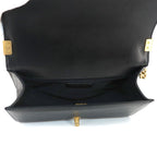 Chanel Boy Chain Shoulder Bag Caviar Leather Black Gold — view 7