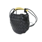 Bottega Veneta Intrecciato Mini Sardine 2-Way Bag Leather Black — view 3