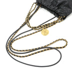 Chanel 22 Mini 2-Way Chain Shoulder Bag Calfskin Black — view 5