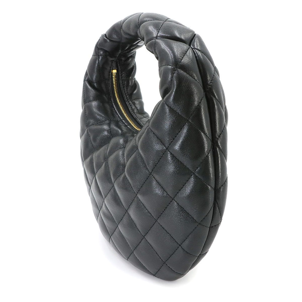 Saint Laurent Icarino Hand Bag Leather Black Gold Bag — view 3