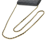 Chanel Quilted Classic Chain Wallet Caviar Leather Black Shoulder Bag — view 5
