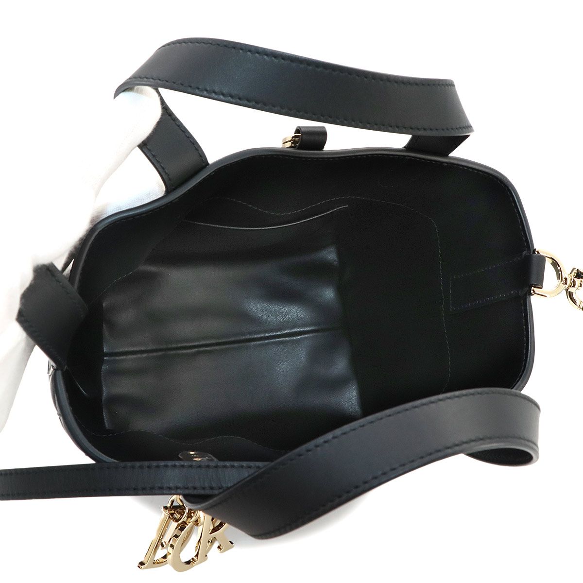 Dior Macro Cannage Toujours Vertical Small Tote — view 7
