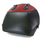 Hermes Ile de Shiki Hand Bag Box Calf Rouge Ash Blue Indigo Green — view 8