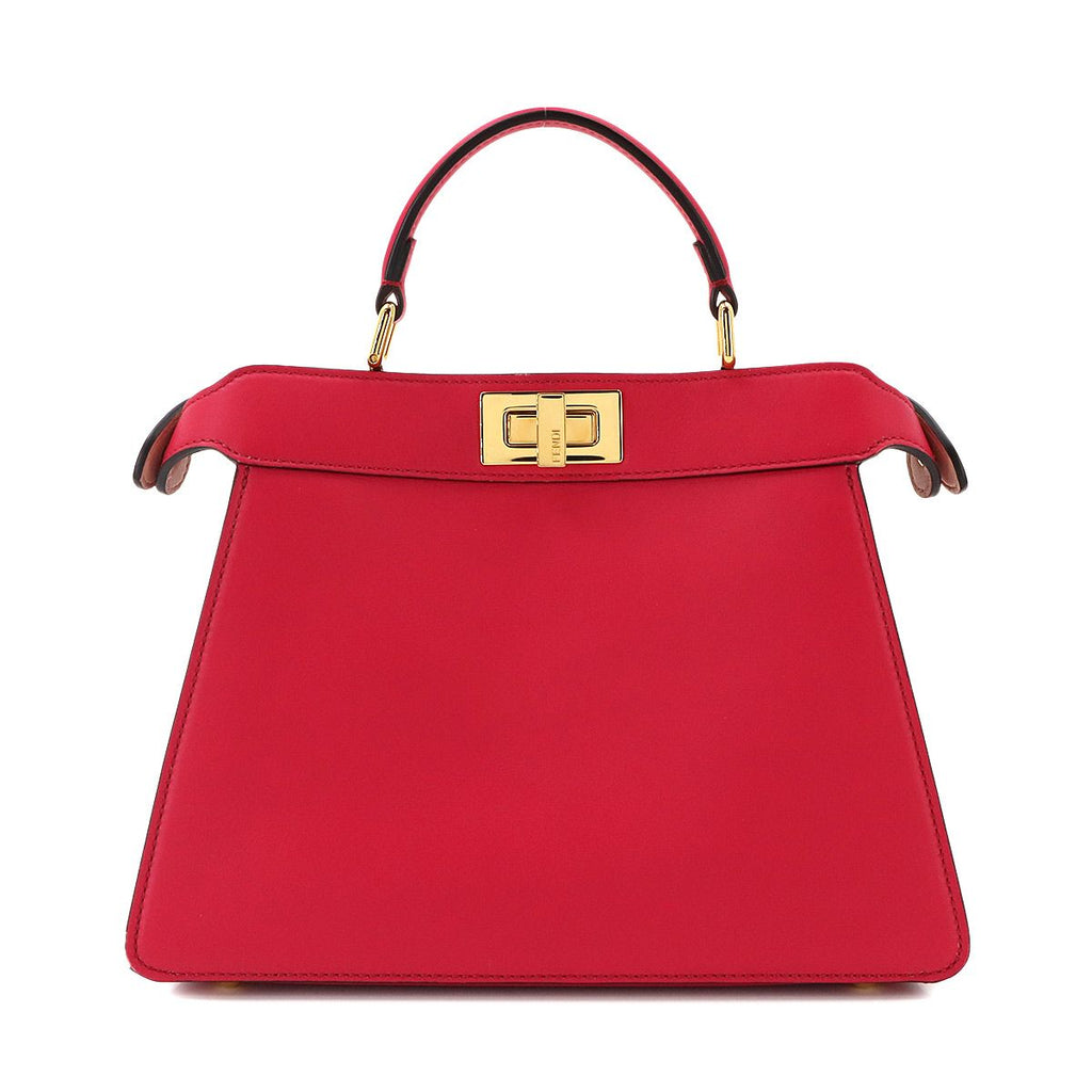 Fendi Peekaboo ISeeU Small 2-Way Bag Leather Pink — view 3