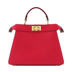 Fendi Peekaboo ISeeU Small 2-Way Bag Leather Pink — view 3